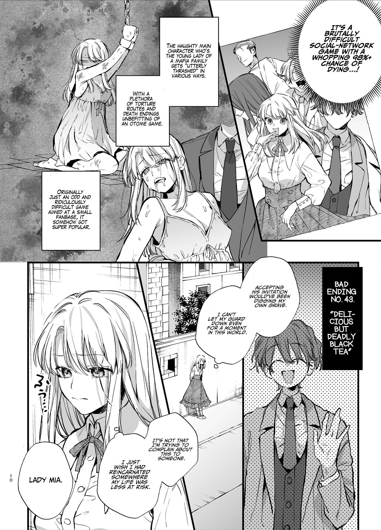 Shini gē ni Tensei Shita Mafia jō wa Henai Supai ni te Kagome ni Sareru | The Spy Who Ravished Me ~Reborn As a Mafia Princess in a Deadly Game~ page 10 full