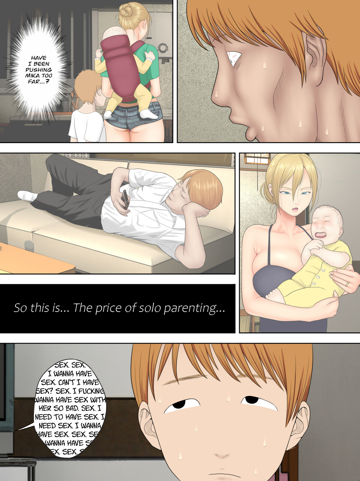 Manbiki Mama to Tencho no Musuko 4 | Shoplifting Mom and Store Manager's Son 4 page 6 full