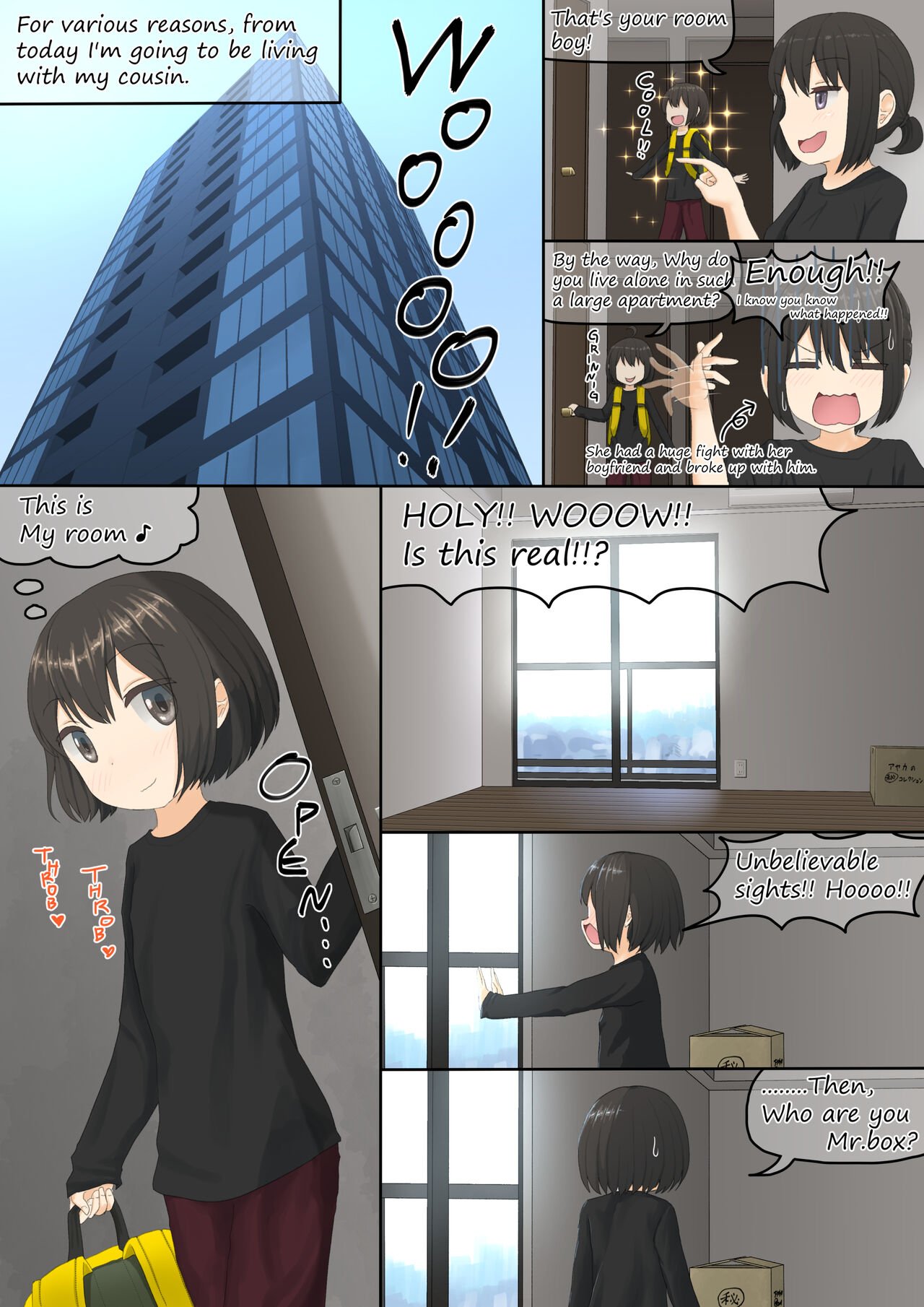 Cat Painted Boy page 1 full