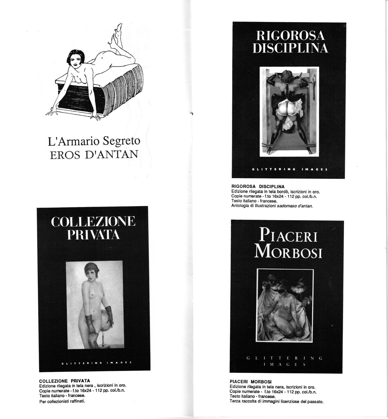 Glittering Images edizioni d'essai - Catalogo 1992 page 6 full
