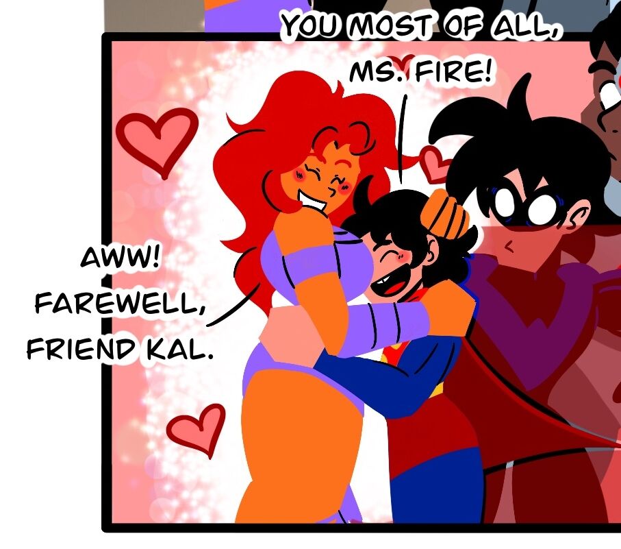 Starfire x Superboy page 7 full