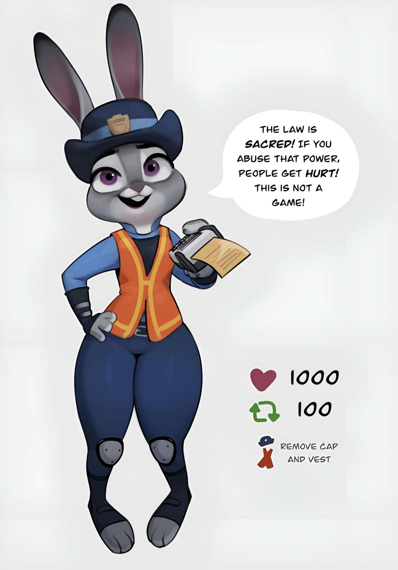 Judy's Strip Game page 1 full