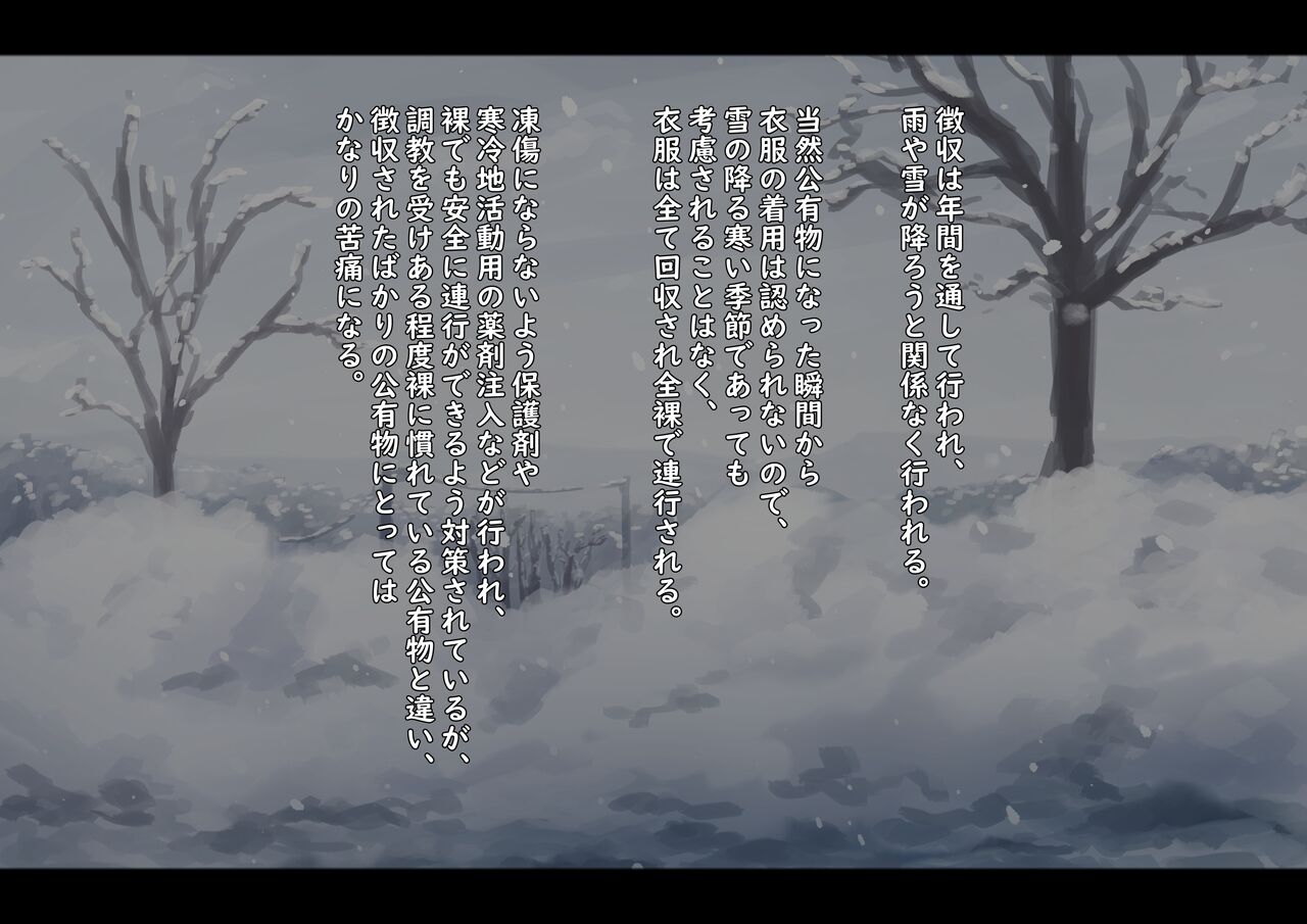 公有物少女 番外編・雪の中の徴収 page 4 full