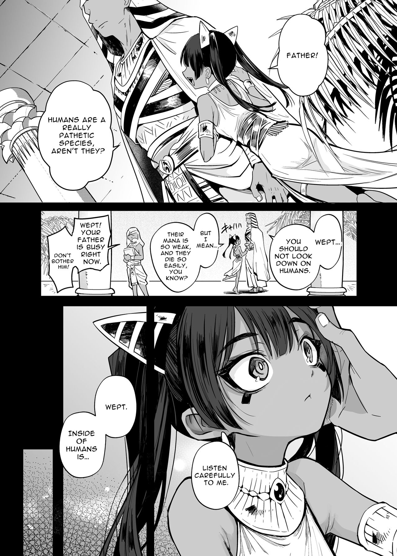 Vepto-sama! Hito o Ijimecha Ikemasen! | Wept-sama! You Mustn't Torment The Humans! ~Evil Deity Queen Gets Her Just Desserts~ page 3 full