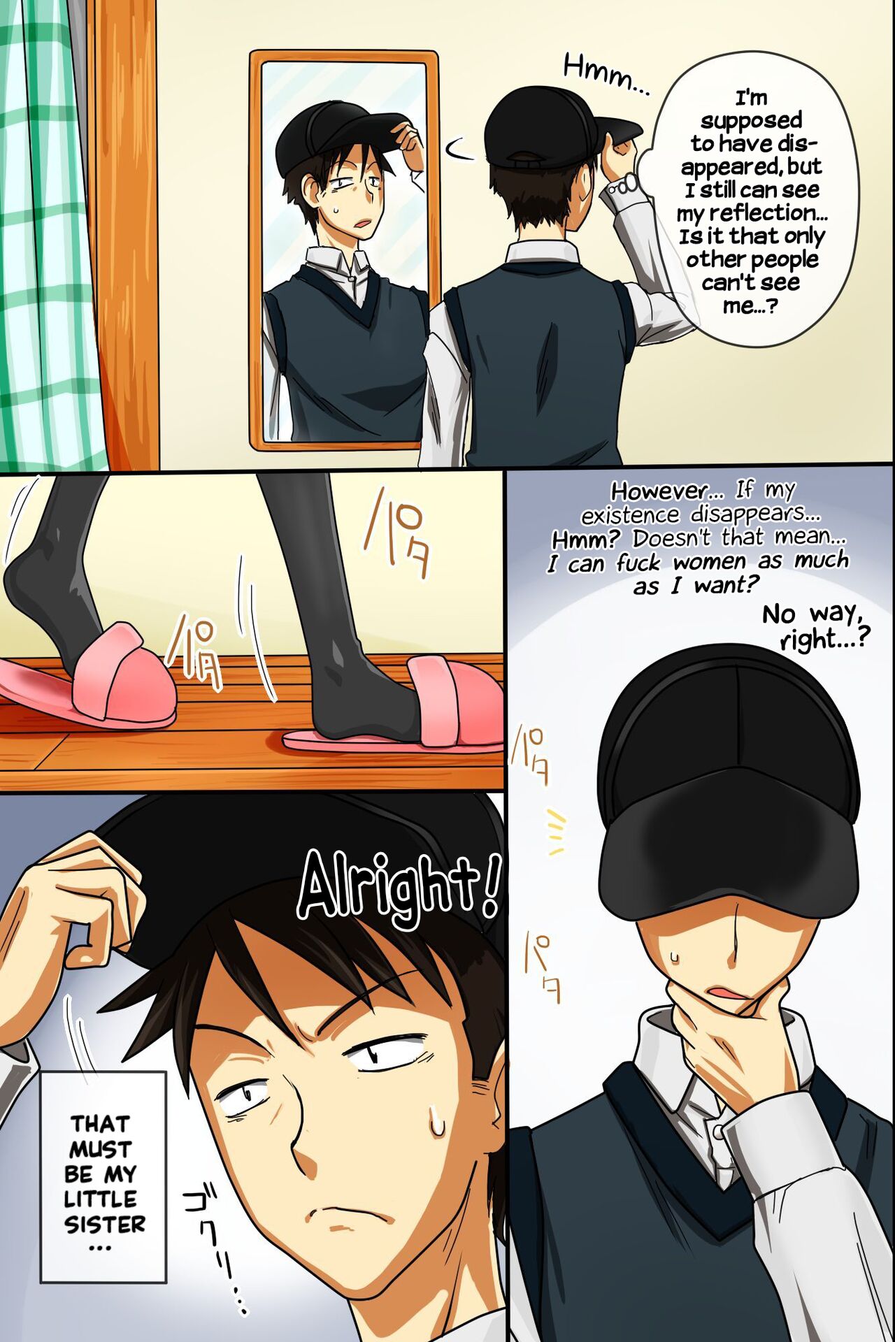 Sonzai ga Kieru Boushi o Te ni Ireta Ore wa Joshiryo de Semen Matsuri o Shichaimashita | After obtaining a cap that erases my existence, I unleashed a festival of semen at a women's dormitory page 3 full