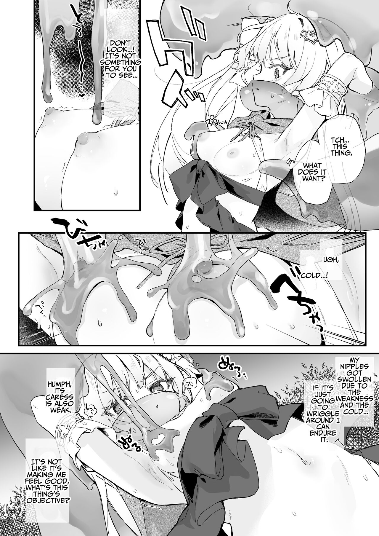 Kekki Yakou 2 ~Hentai Slime Nanka ni Makeru Wake Nai !~ | KEKKI YAKOU 2 ~No Way I'd Lose To A Lewd Slime!~ page 10 full