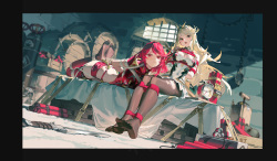 X-red flower