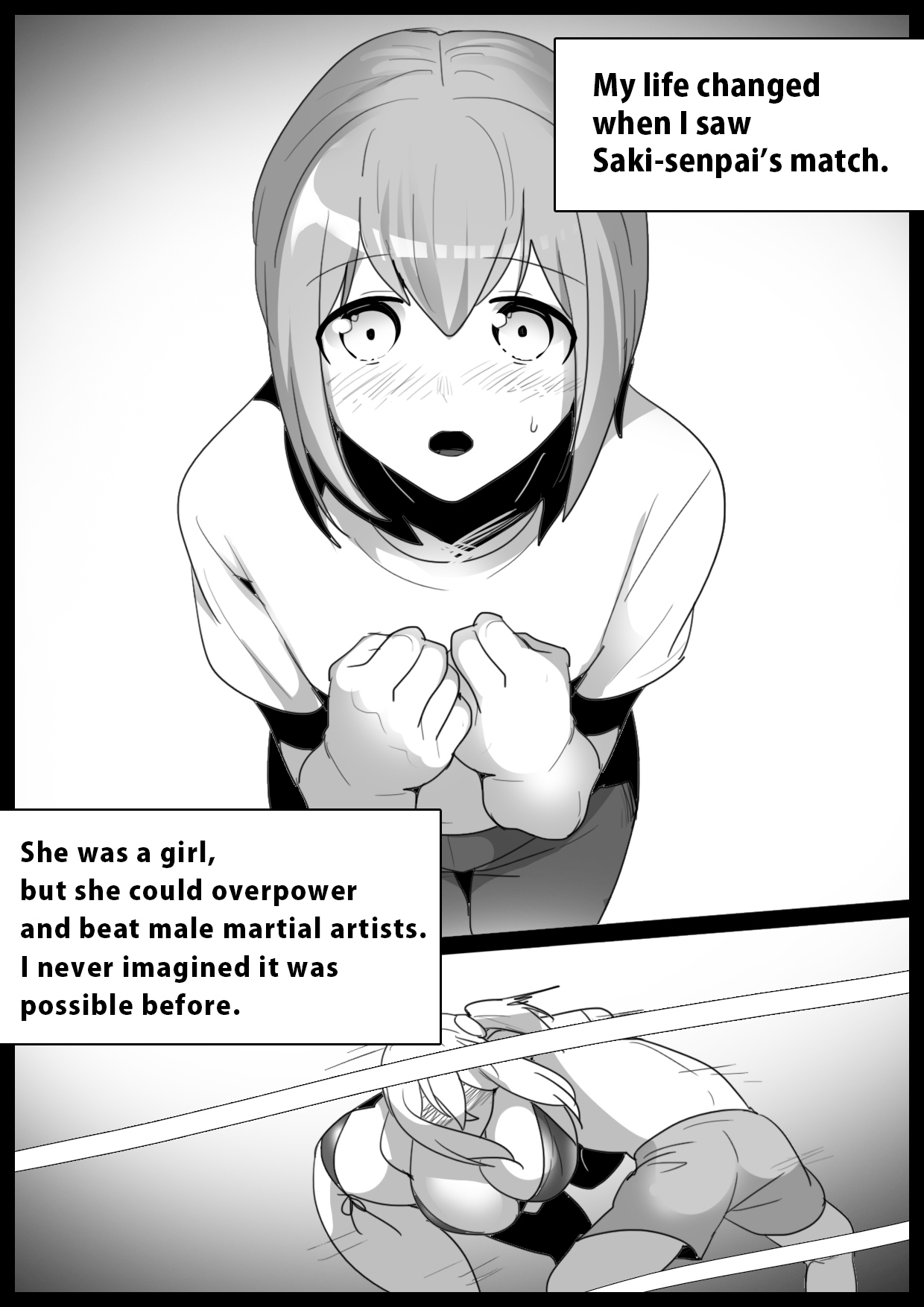 Crushed by her Kouhai: Defeated and Disgraced before her Beloved Senpai page 2 full
