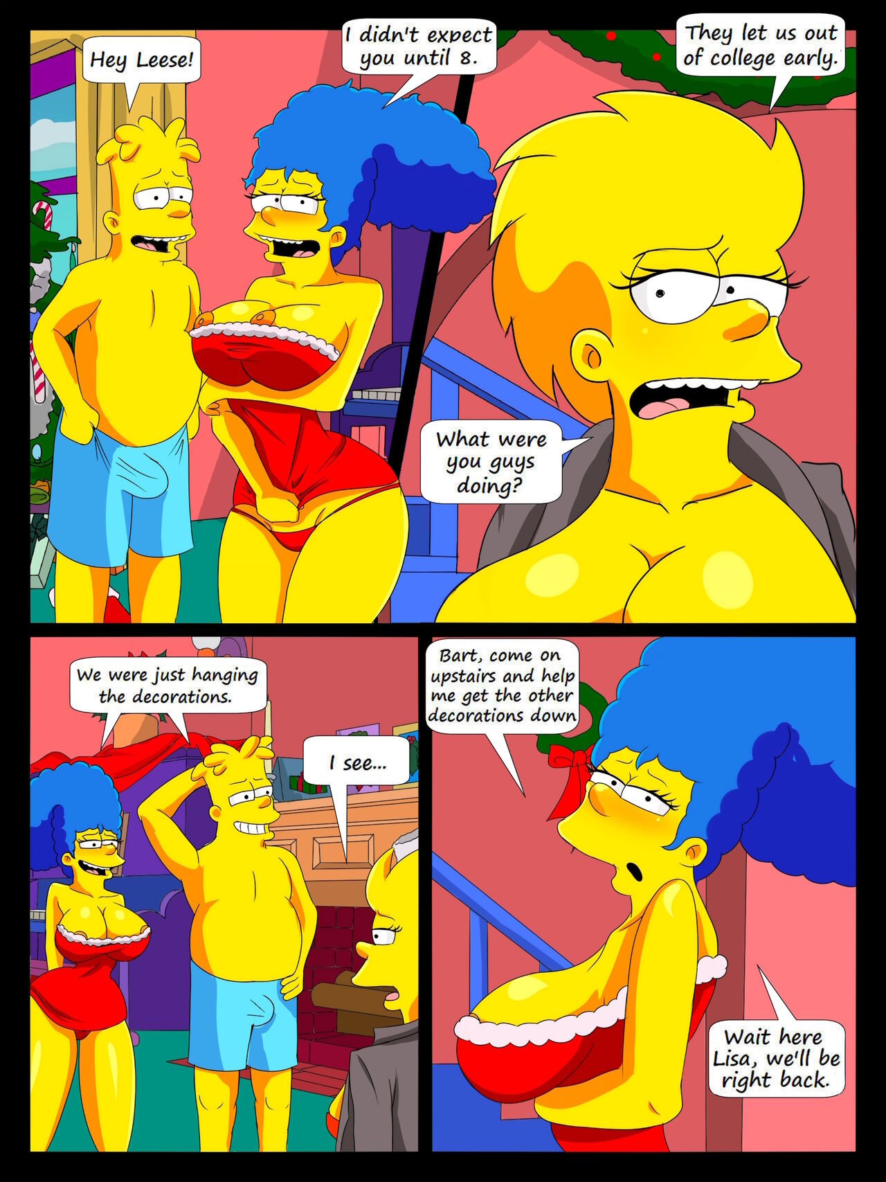The Simpsons: A Family Christmas! page 3 full