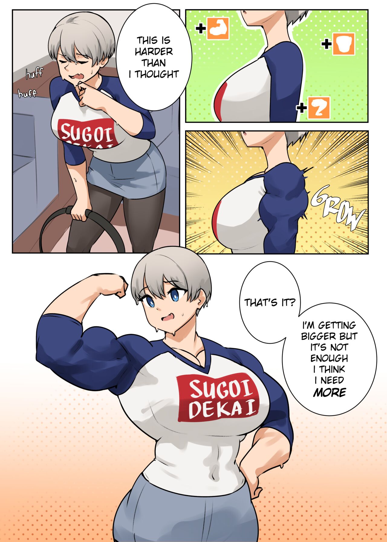 Hana Uzaki Comic page 3 full