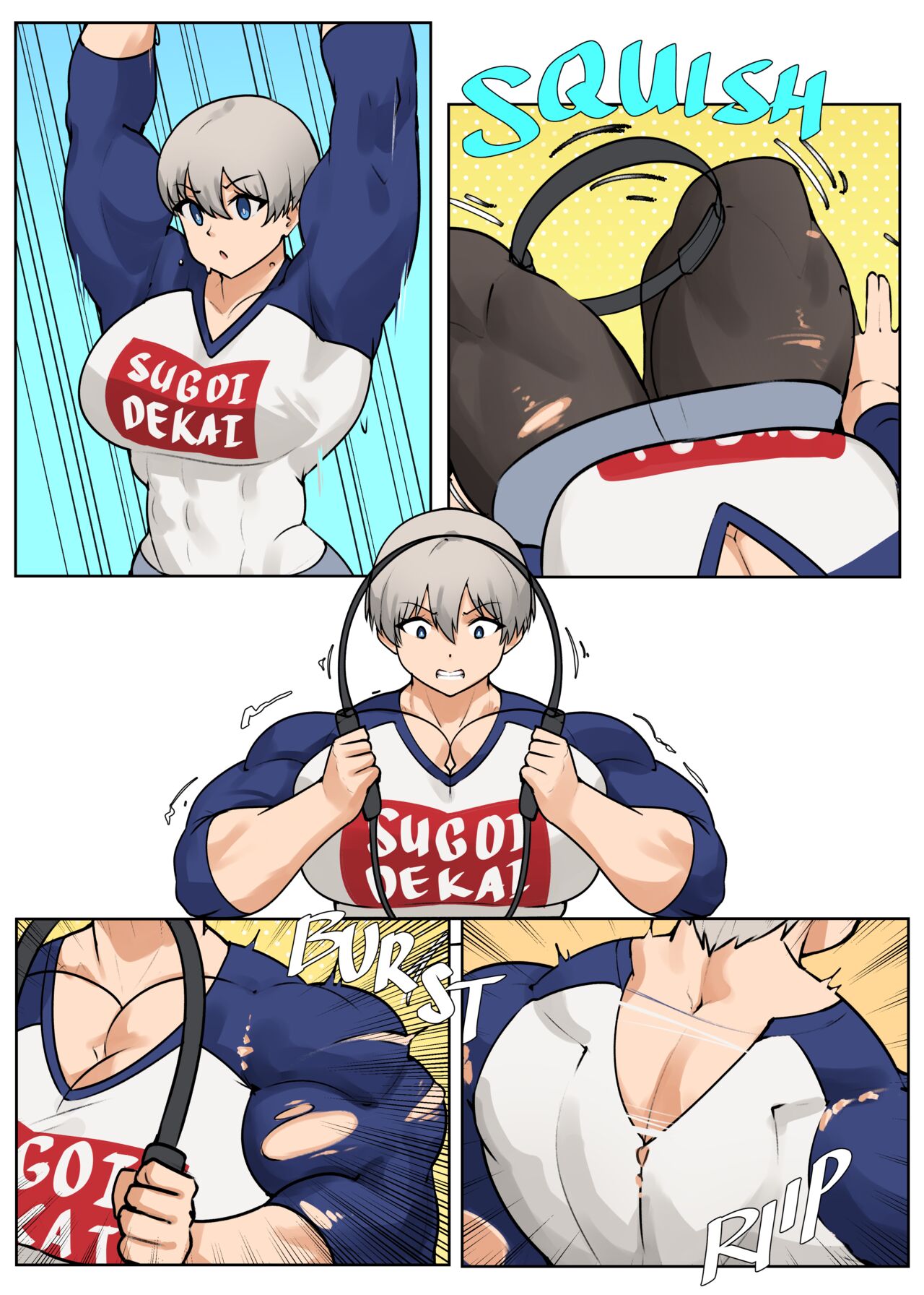Hana Uzaki Comic page 4 full