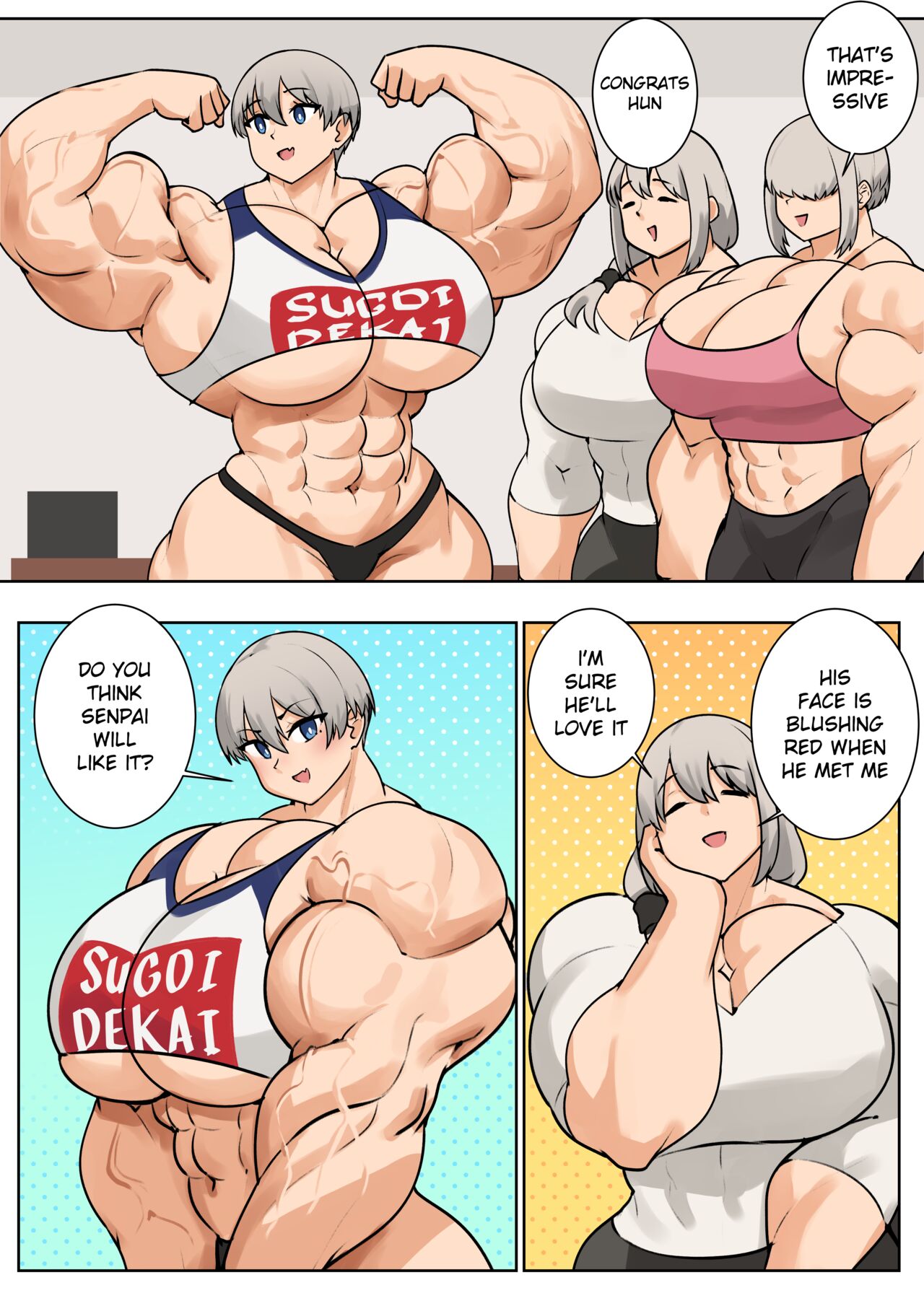 Hana Uzaki Comic page 6 full