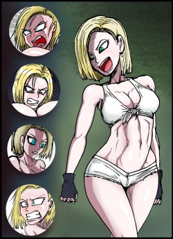 [HotSweetComics] Androide 18 en Isla Monstruo (Dragon Ball Super)