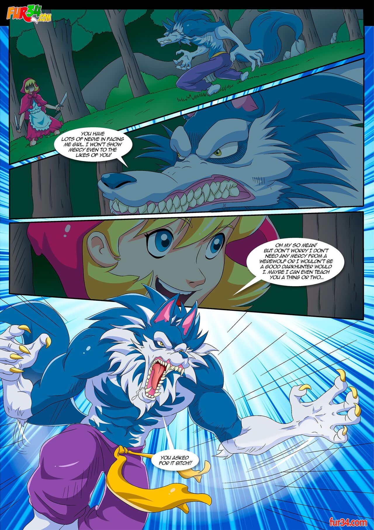 Darkstalker's Tale of Little Red Riding Hood page 2 full