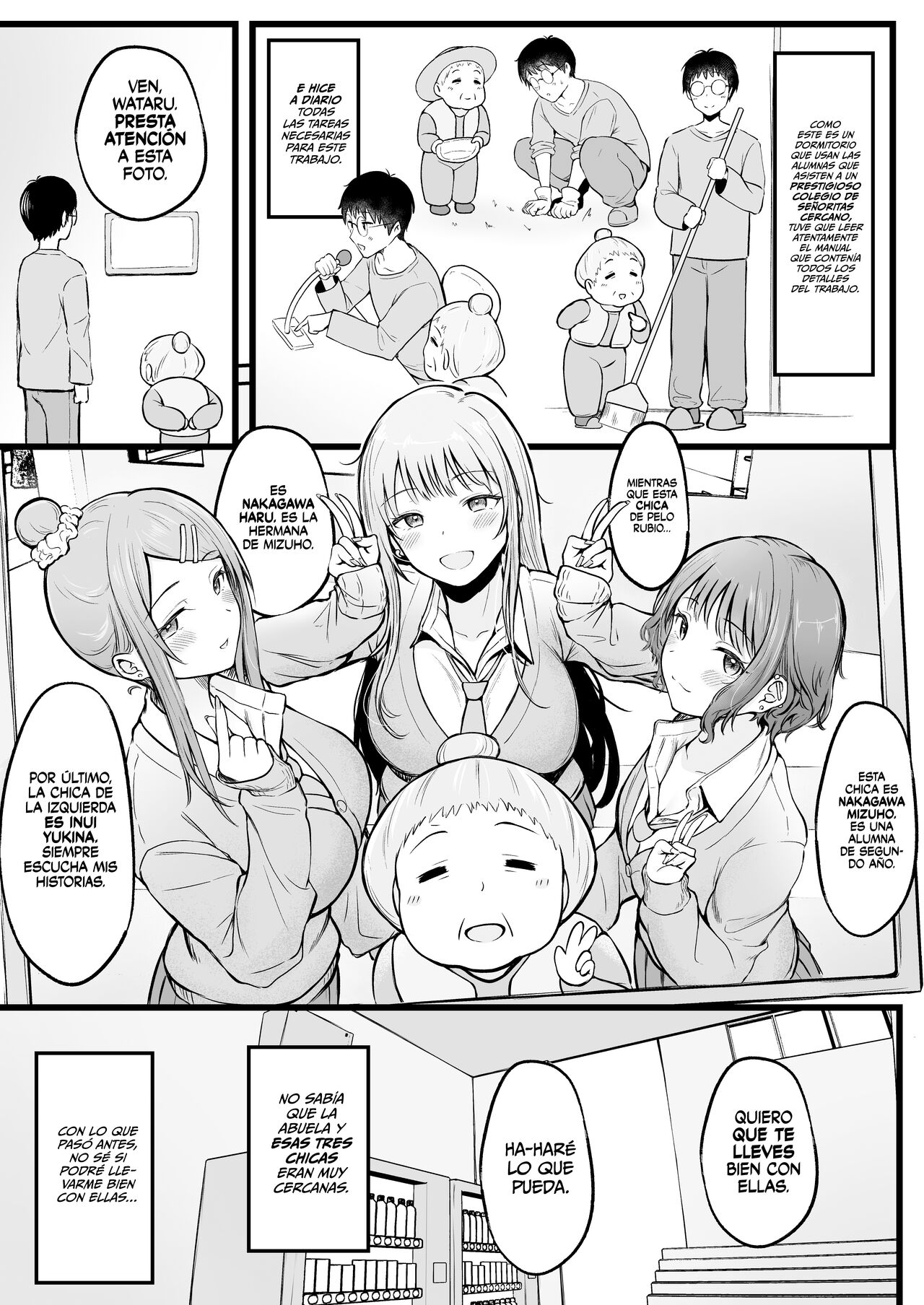 Joshiryou Kanrinin no Boku wa Gal Ryousei ni Furimawasarete masu | Soy el Administrador del Dormitorio de Chicas, Siendo Manipulado por las Chicas que Viven Ahí. page 7 full