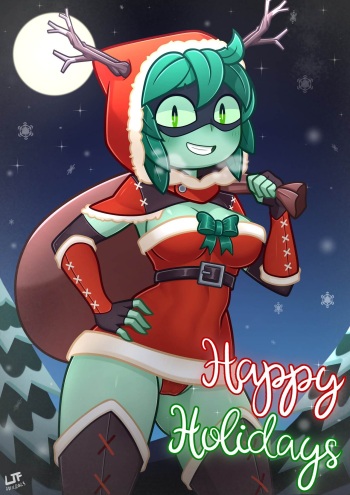 Huntress Wizard's christmas present cover