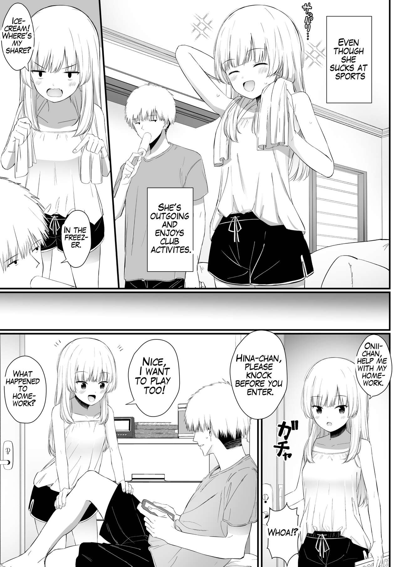 Chotto Namaiki dakedo Oniichan no Koto ga Daisuki na Imouto to Noukou Amaama Ecchi | Succulent Sweet Sex with an Impertinent Little Sister that Loves Her Oniichan page 4 full