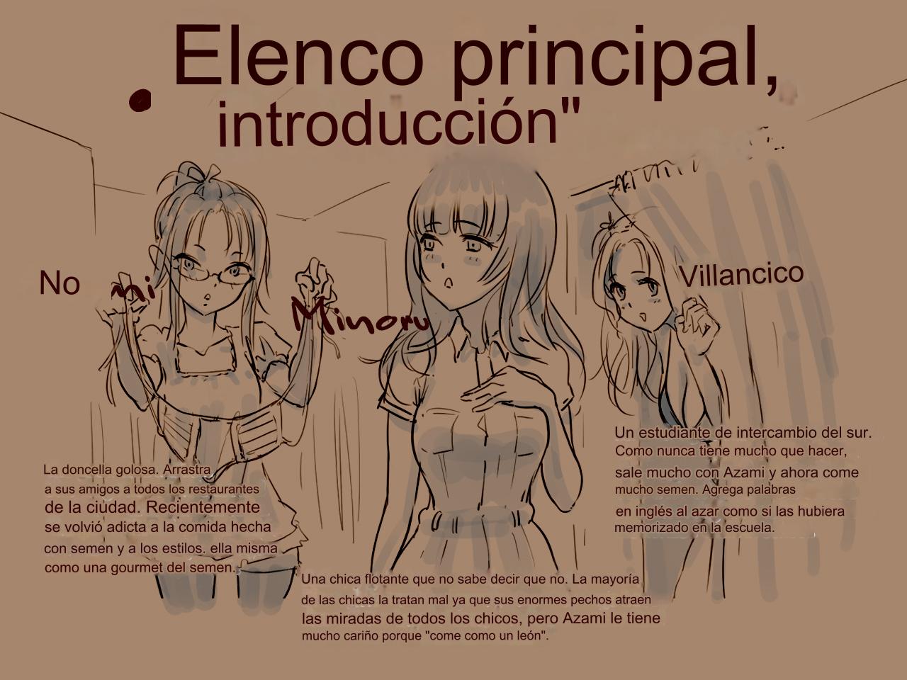 Comiendo Semen en la Playa  Spanish Ai translated page 1 full