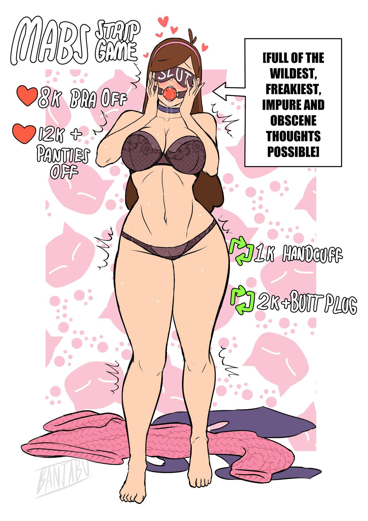Mabel &amp; Candy Stripgame page 2 full