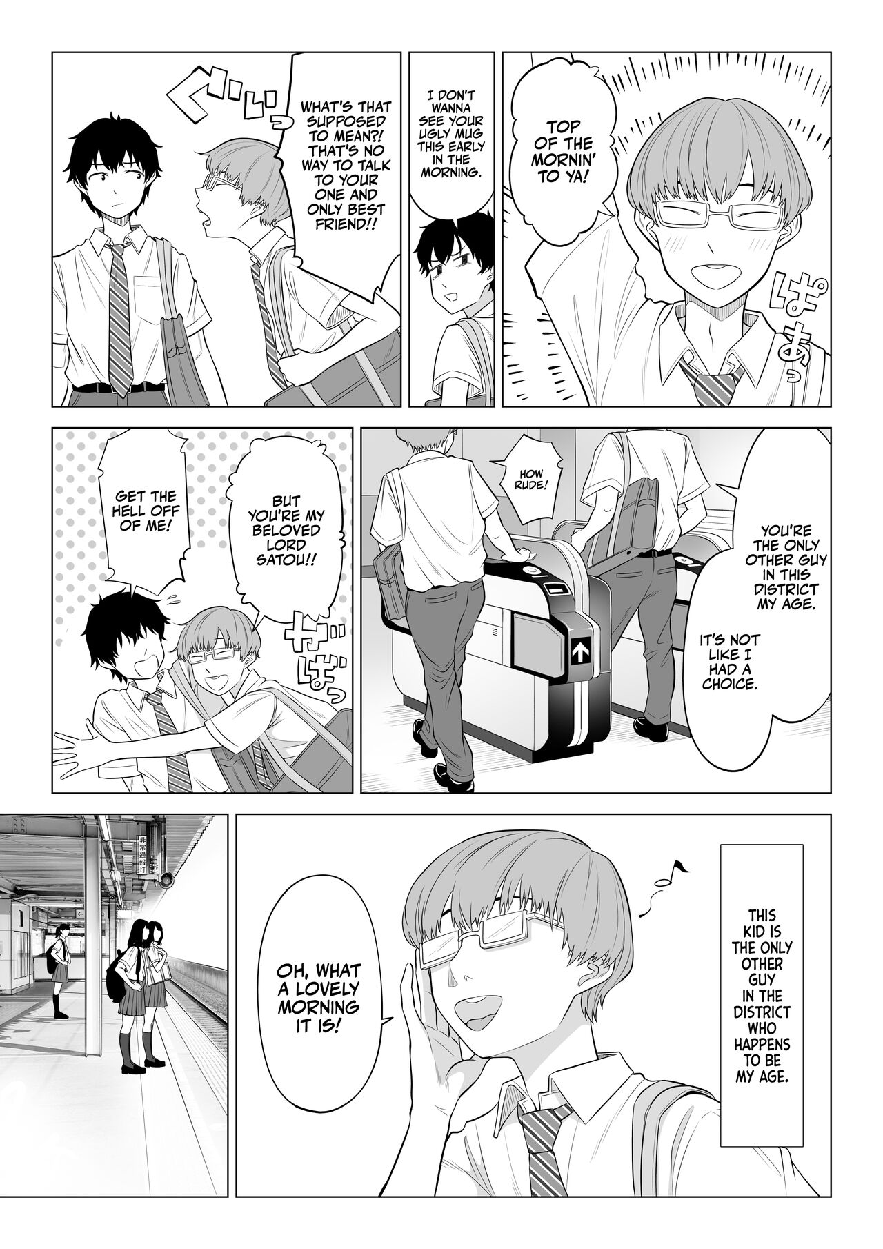 Dansei ga Kyokutan ni Sukunai Kono Sekai de wa, Seishi wa Kichou na Shigen desu. | In a World Where Men Are Scarce, Sperm Is a Precious Resource. page 6 full