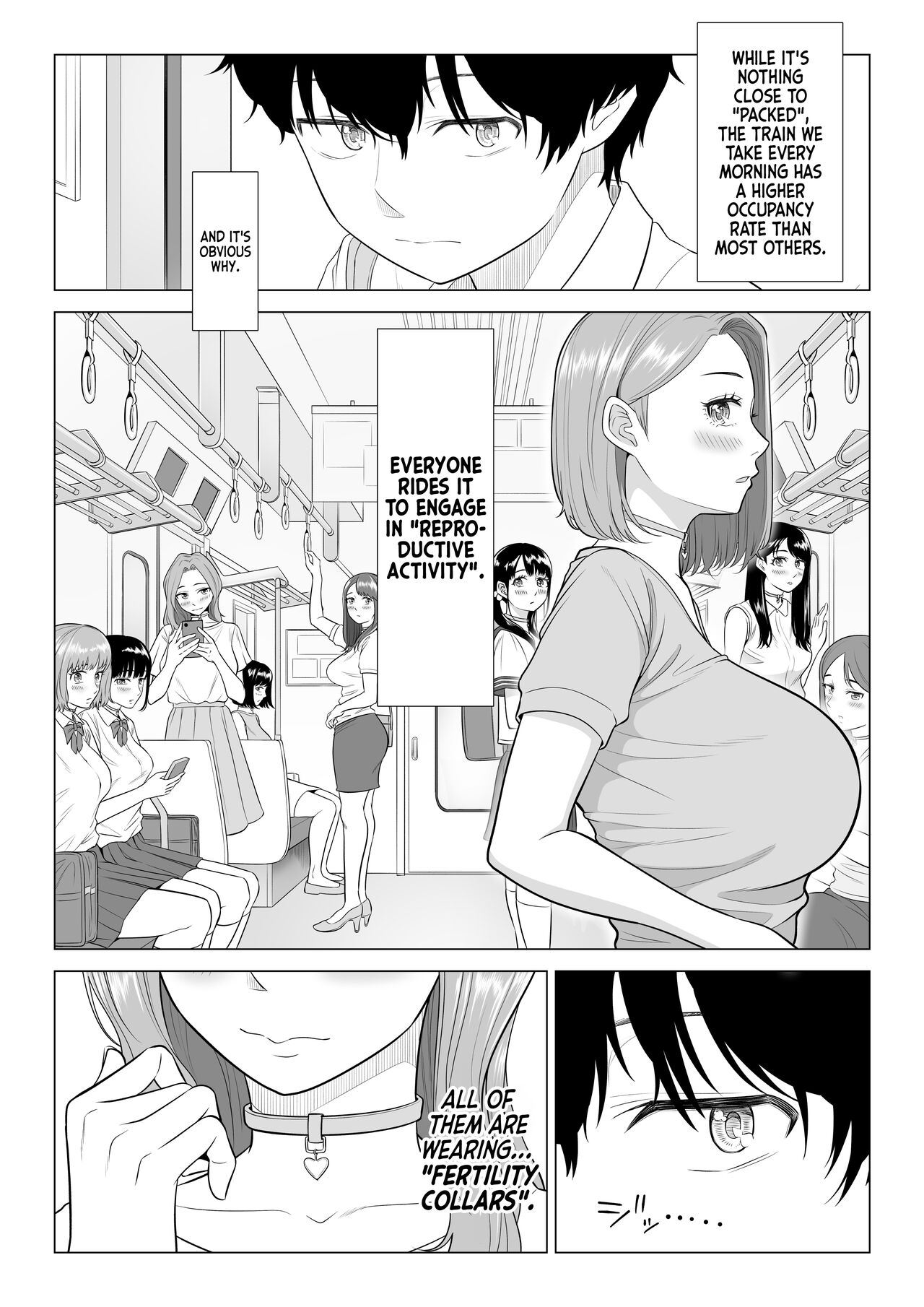 Dansei ga Kyokutan ni Sukunai Kono Sekai de wa, Seishi wa Kichou na Shigen desu. | In a World Where Men Are Scarce, Sperm Is a Precious Resource. page 8 full