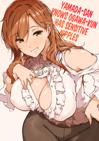 Yamada-san to Chikubi ga Yowai Ogawa-kun | Yamada-san Knows Ogawa-kun Has Sensitive Nipples cover