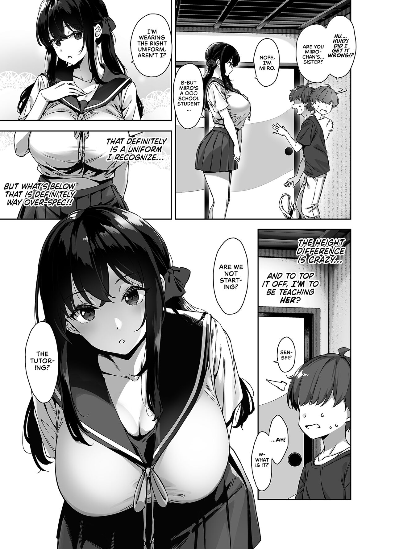 Natsu to Inaka to Yuuwaku shite kuru Dekkai Oshiego | Summertime in the Countryside With The Huge Student Seducing Me page 8 full