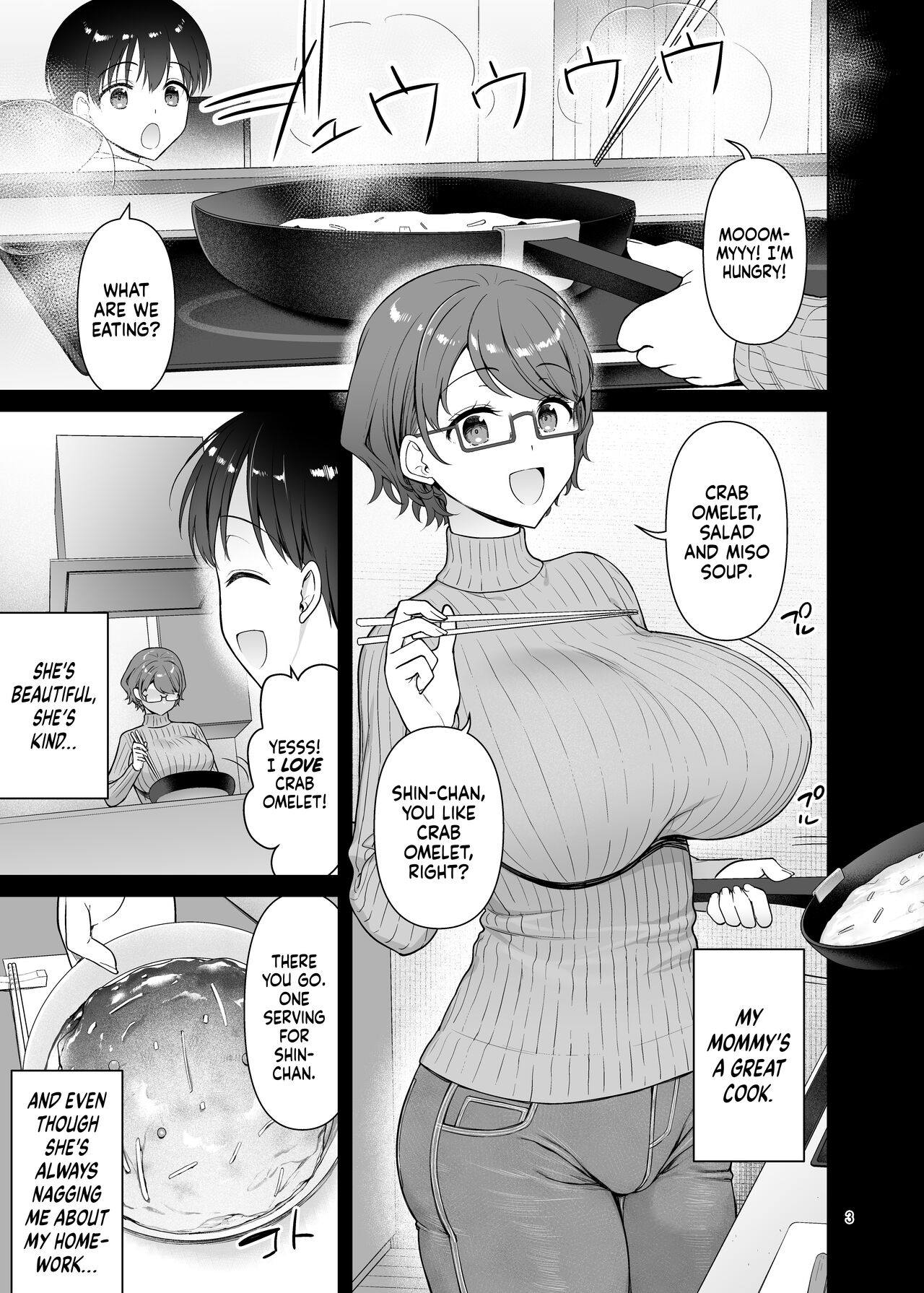 Boku no Mama wa Otouto no Mae de dake Dosukebe ni Naru | My Mom Turns Into a Slut for My Little Brother, and Him Alone page 3 full