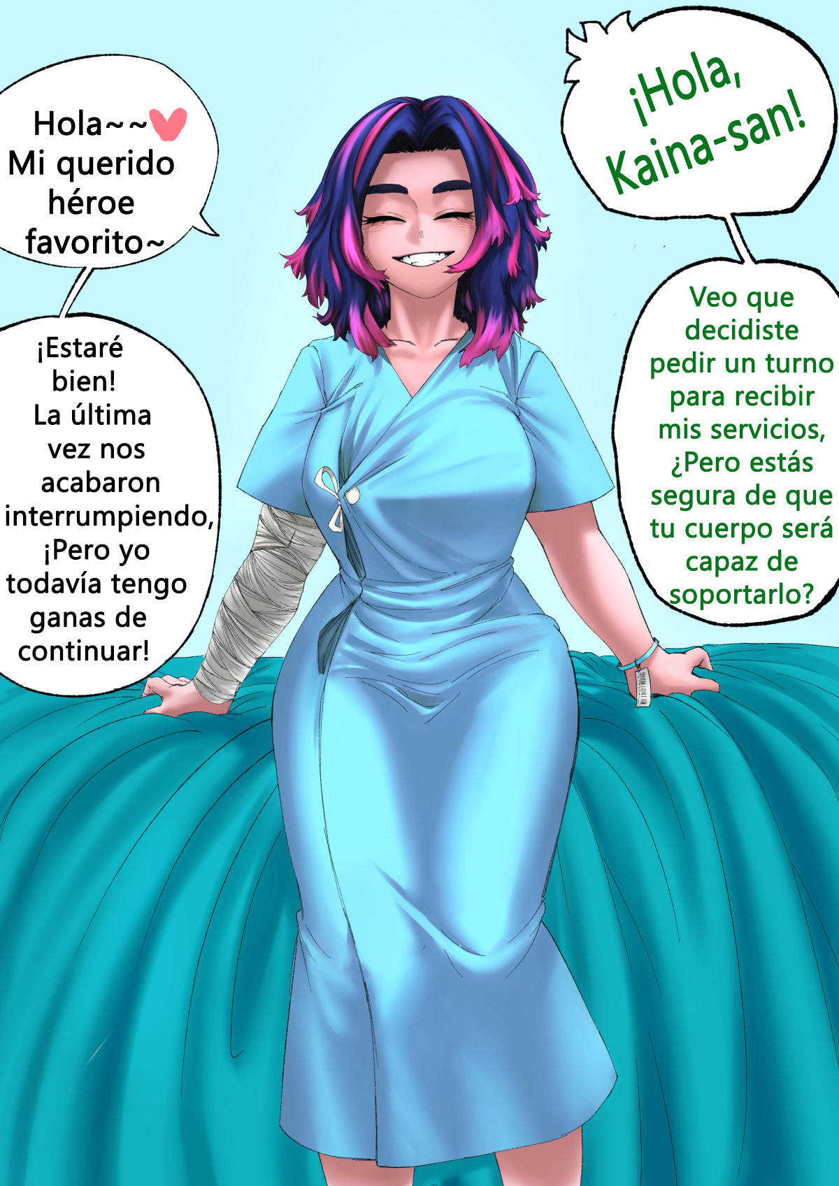 Lady Nagant x Deku page 6 full
