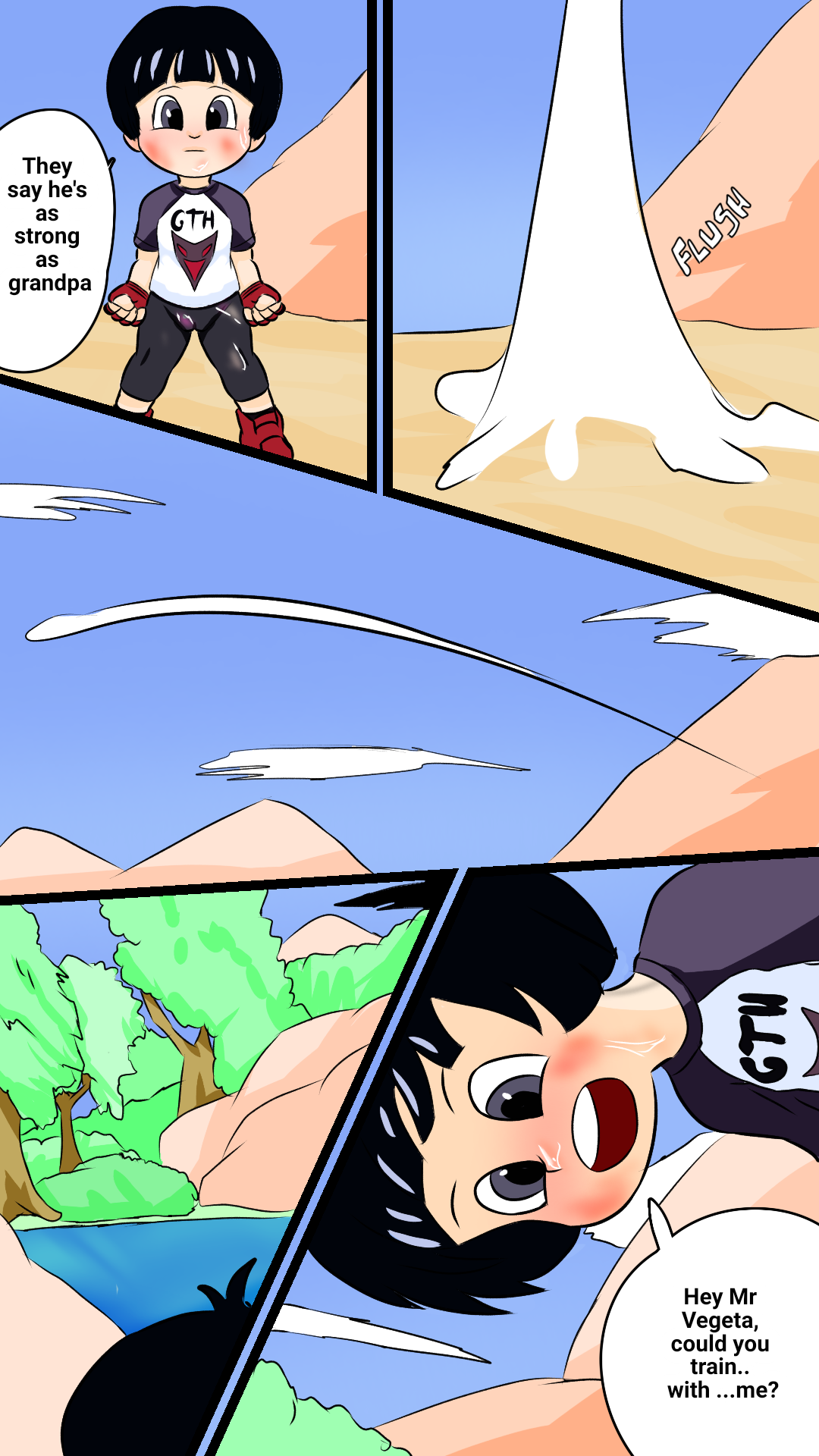 Pan in Saiyan Instinct page 4 full