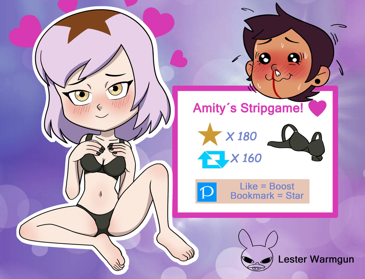 Amity &amp; Luz's stripgame page 4 full
