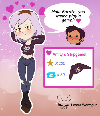 Amity &amp; Luz's stripgame cover