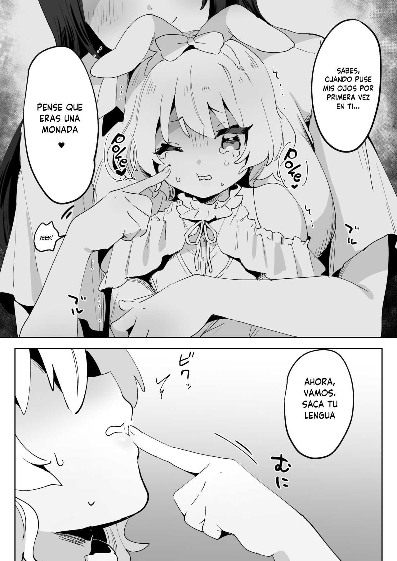 skeb Yuri Ecchi Manga | Runaway Loli and the Futanari Onee-san page 8 full