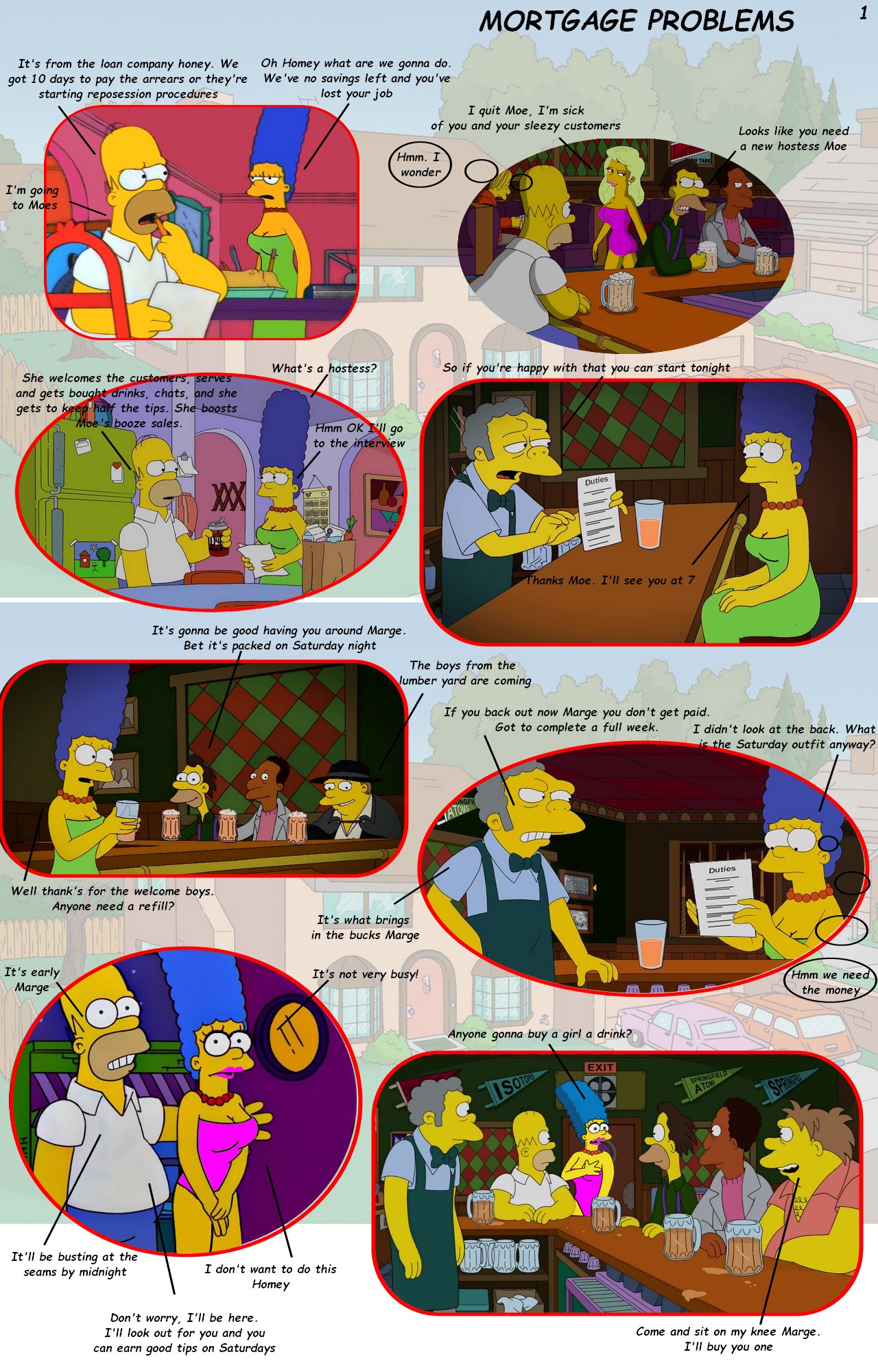 Mortgage Problems /   Simpsons /  ongoing page 2 full
