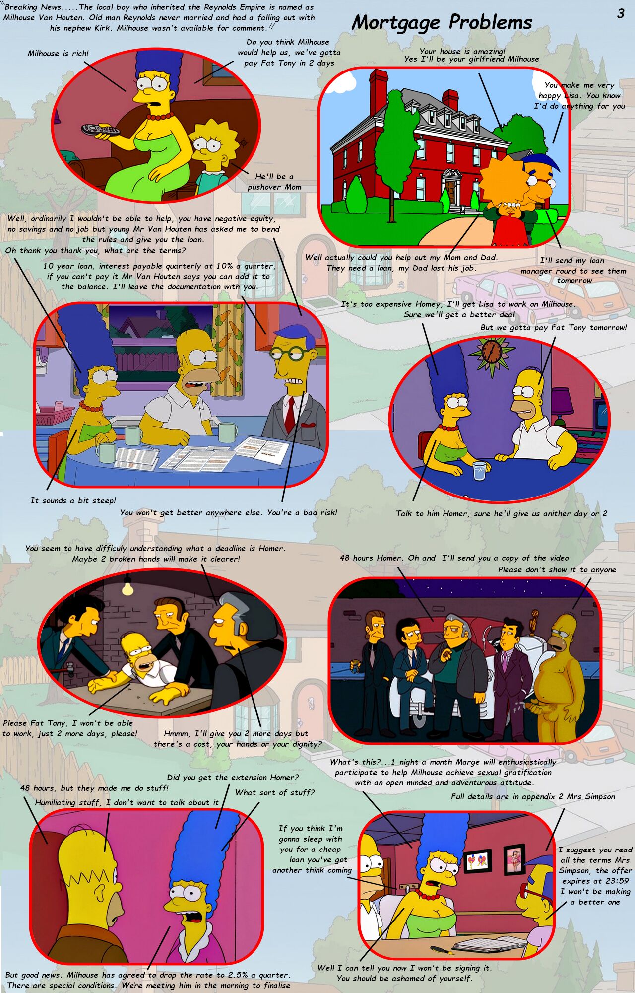 Mortgage Problems /   Simpsons /  ongoing page 4 full
