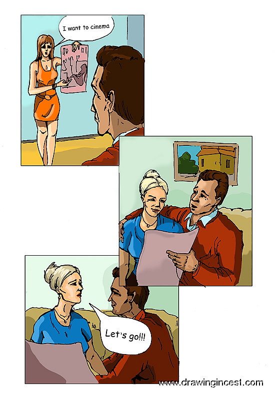 Father gives some lessons to his daughter after erotic film page 1 full