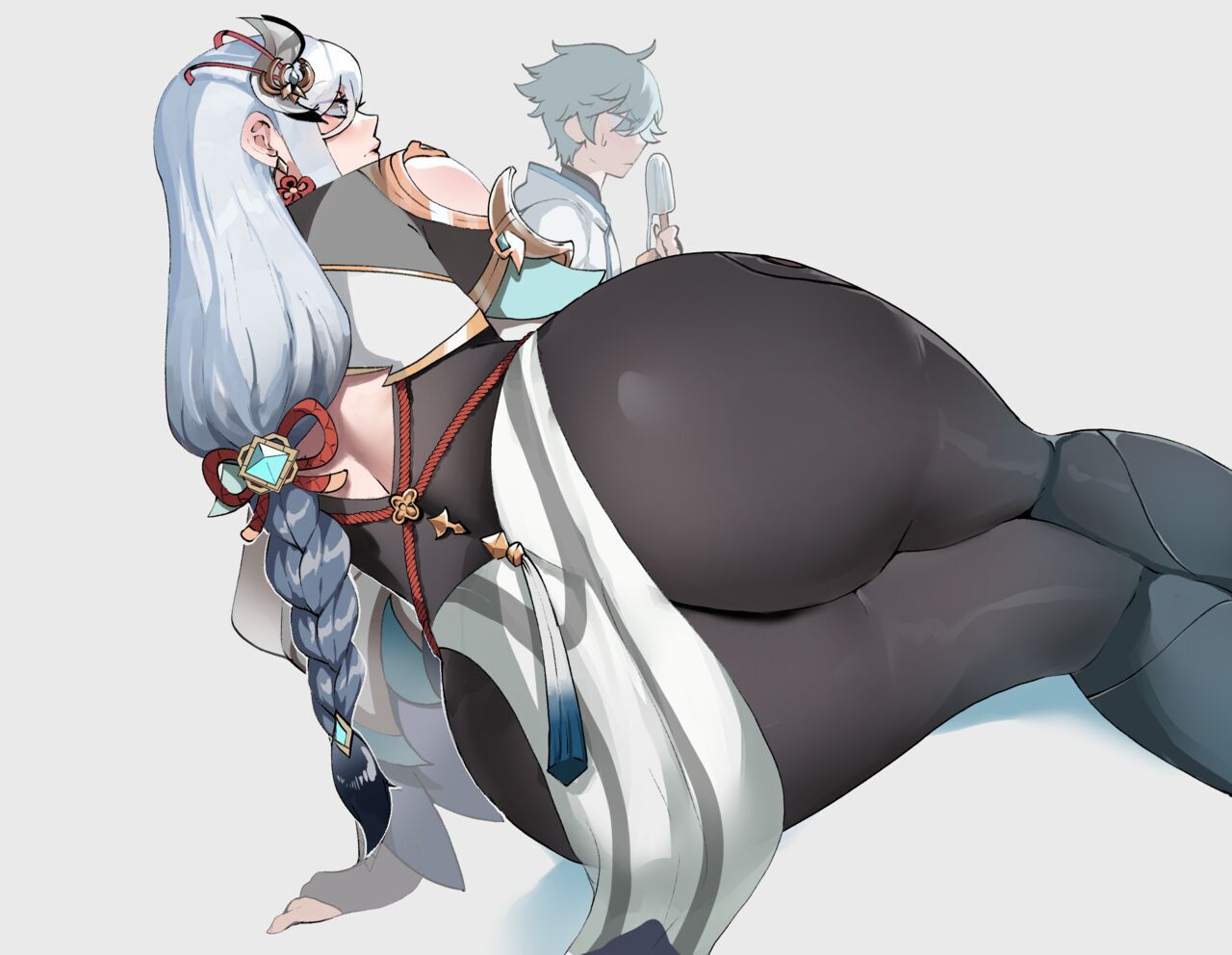 Aether x Shenhe page 3 full
