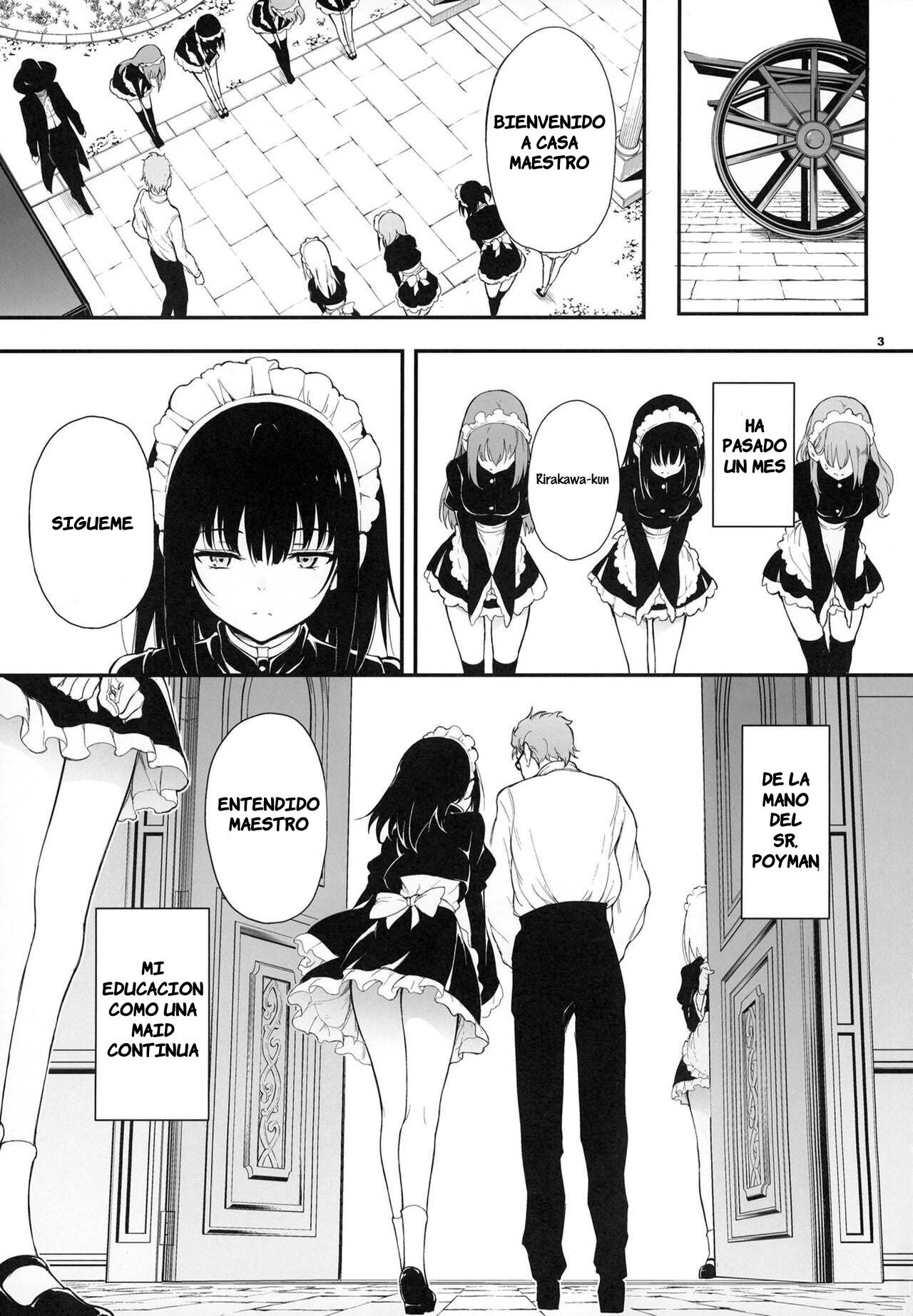 Maid Kyouiku. -Botsuraku Kizoku Rurikawa Tsubaki- | Educando a la sirvienta 2 page 2 full
