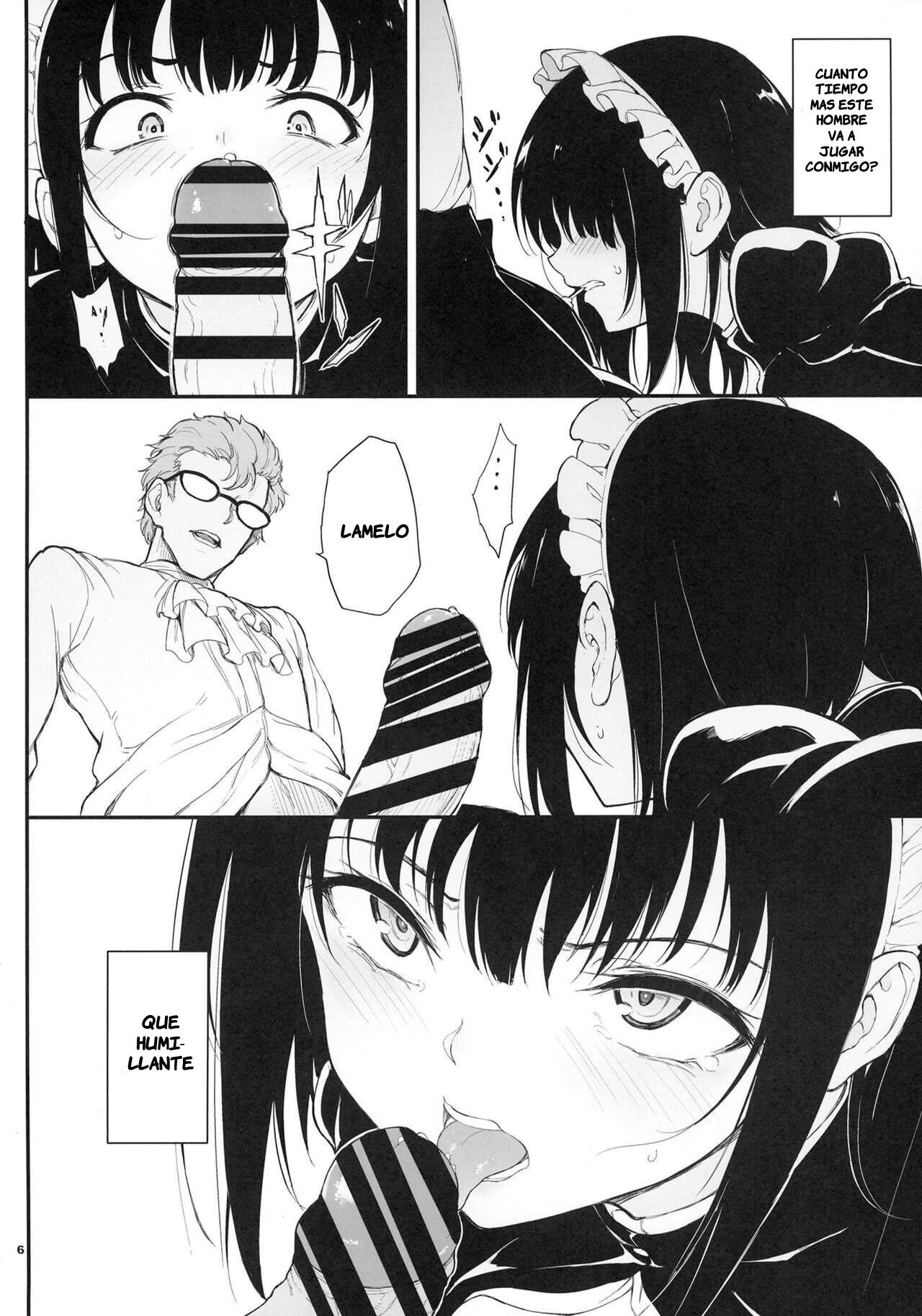 Maid Kyouiku. -Botsuraku Kizoku Rurikawa Tsubaki- | Educando a la sirvienta 2 page 5 full
