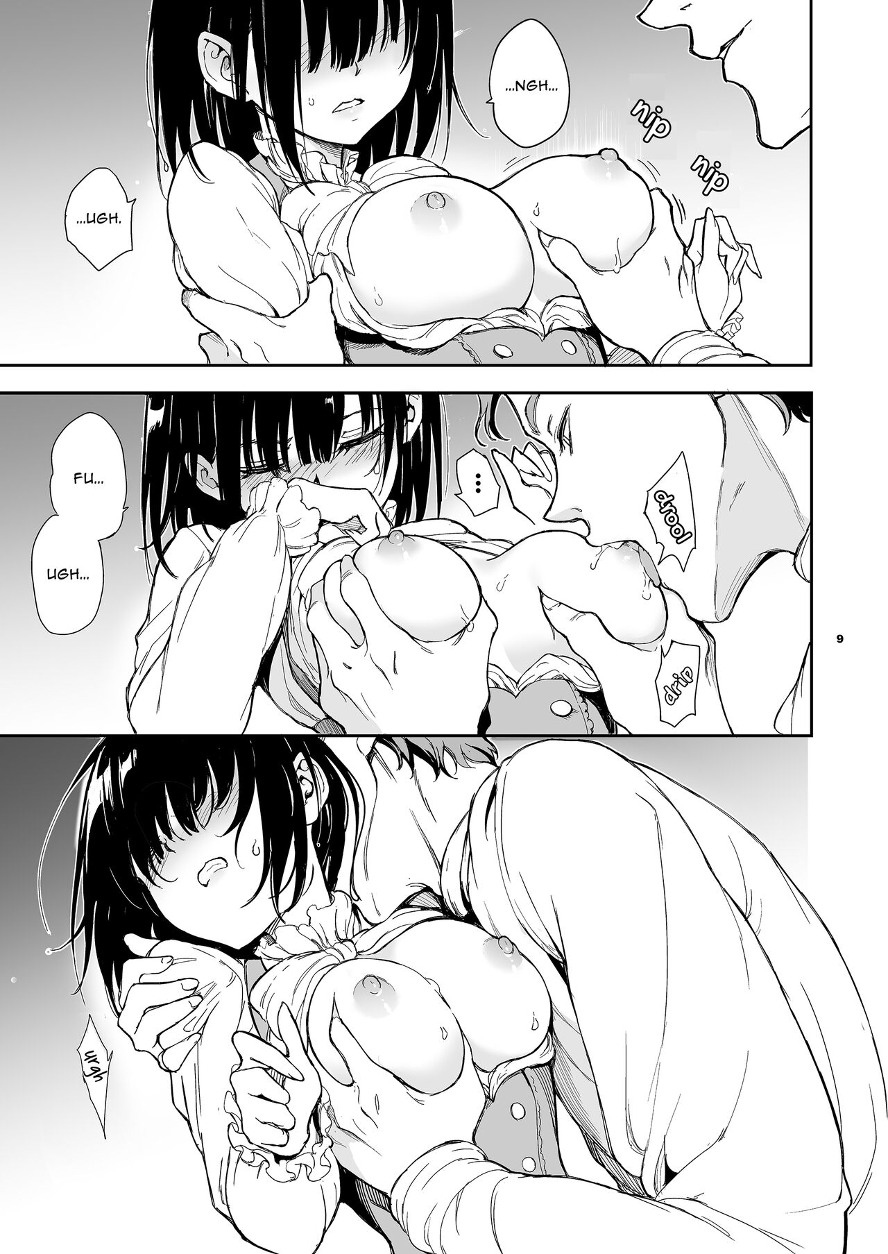 Maid Kyouiku. 5 -Botsuraku Kizoku Rurikawa Tsubaki- | Educación de una maid 5 -La aristócrata caída Rurikawa Tsubaki- page 9 full