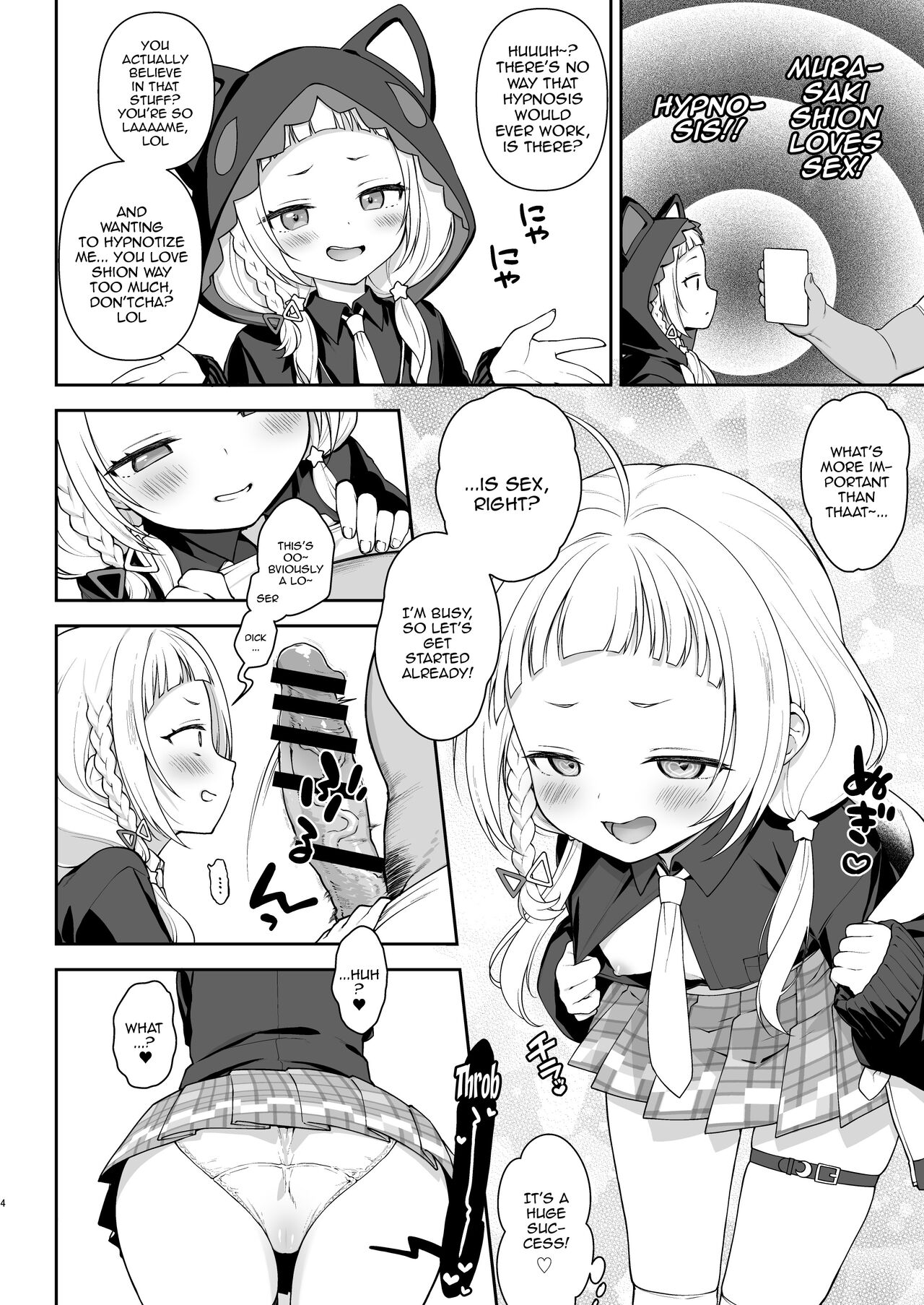 Saimin Sex de Shion-chan o Gaki Onaho ni Suru Hon | Making Shion Into My Onahole Using Hypnosis page 4 full