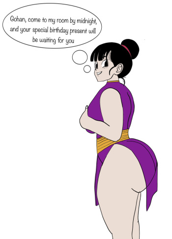 Chichi’s birthday gift to Gohan cover