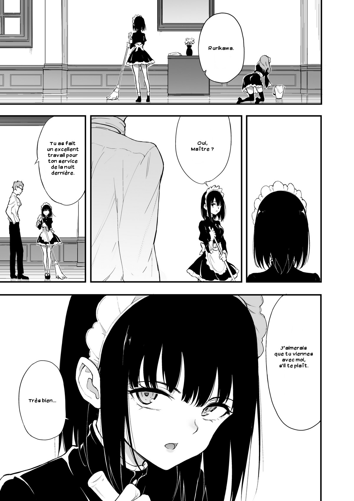 Maid Kyouiku. 3 -Botsuraku Kizoku Rurikawa Tsubaki- page 3 full