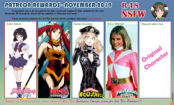 Patreon Rewards November 2019