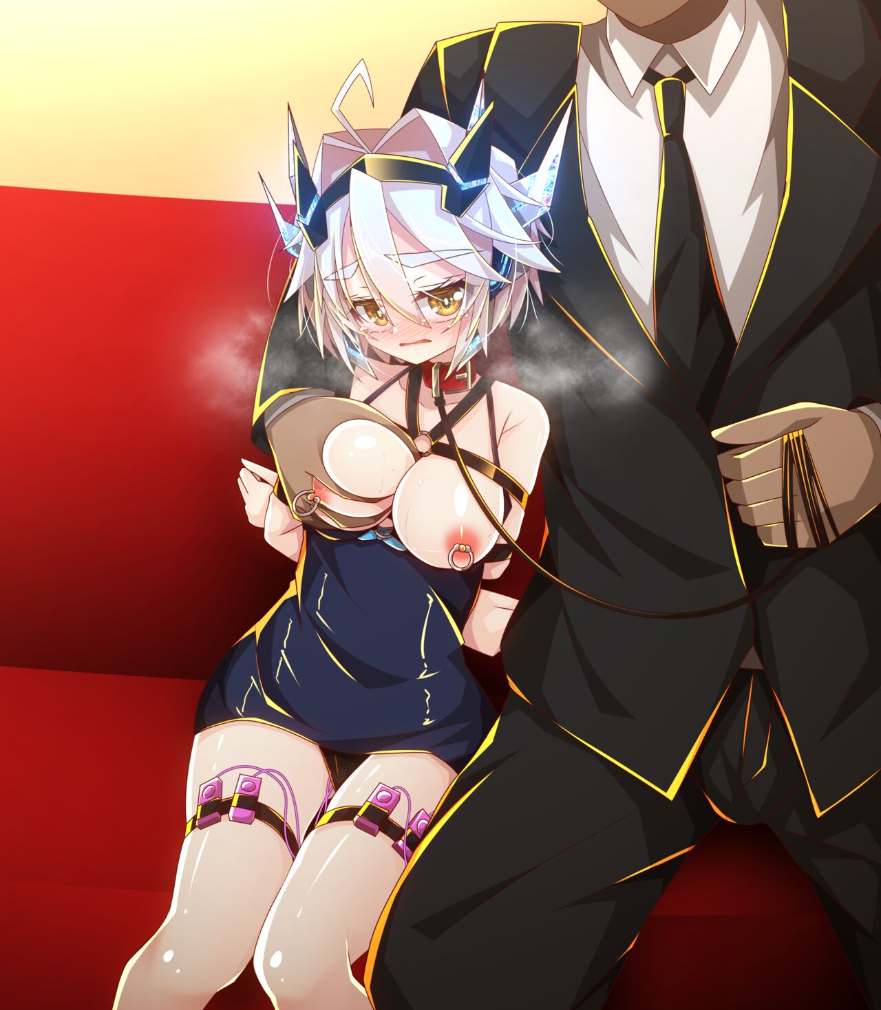 裏風俗のキャバ嬢になった馬之助ちゃんに奉仕してもらう・差分＆ラフ + 馬之助ちゃん後ろ向き緊縛・差分＆ラフ page 3 full