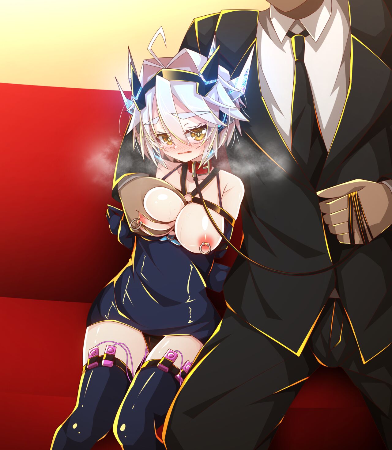 裏風俗のキャバ嬢になった馬之助ちゃんに奉仕してもらう・差分＆ラフ + 馬之助ちゃん後ろ向き緊縛・差分＆ラフ page 4 full