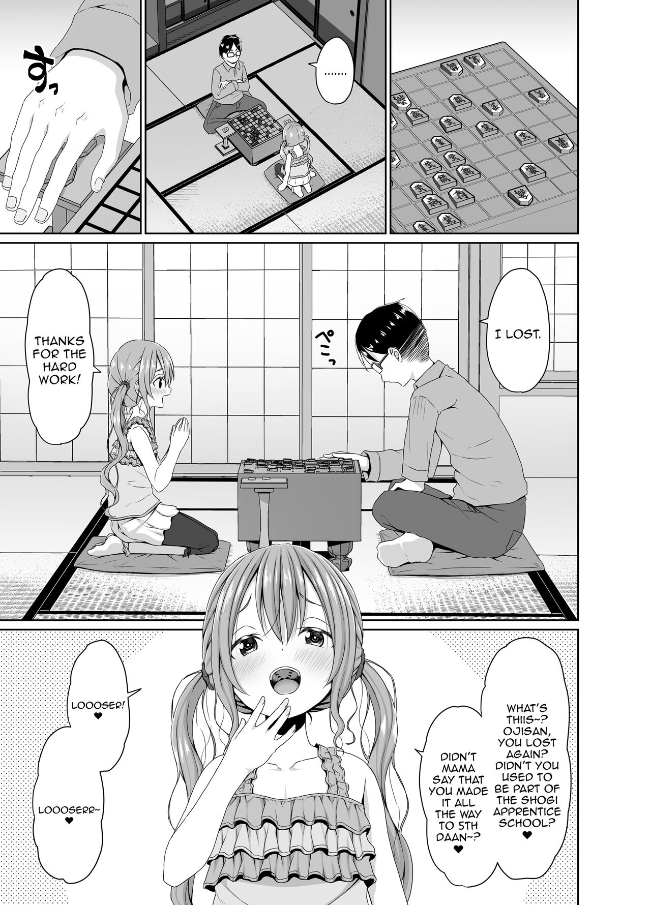 Ore yori Shougi ga Tsuyoi Mesugaki ni Chinpo de wa Katsu | Beating a Brat Who's Better Than Me At Shogi With My Dick page 2 full