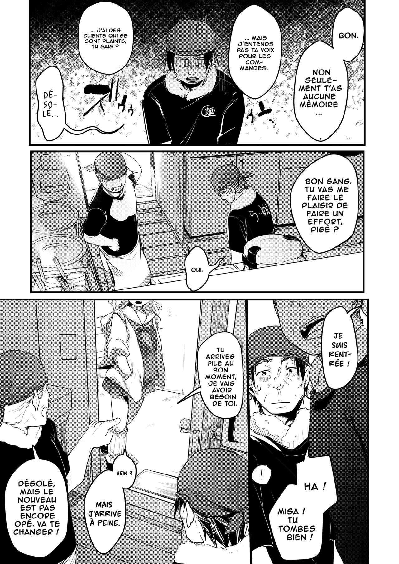 La délicieuse fille de mon patron. Histoire au restaurant de Ramen page 4 full