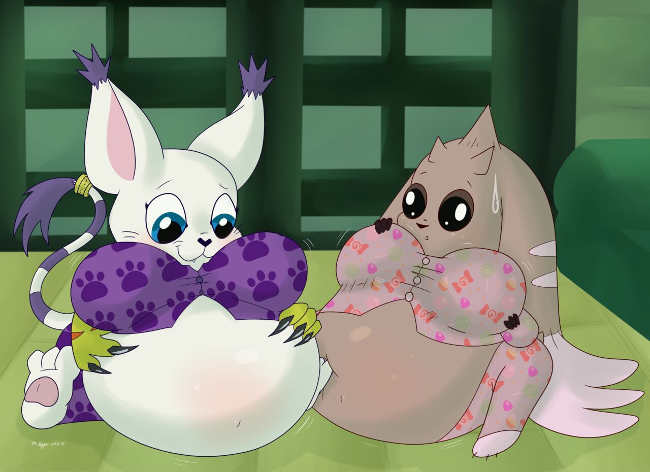 Digimon - Bandwidth Soda Sleepover + Extra Weightgain Comics page 3 full