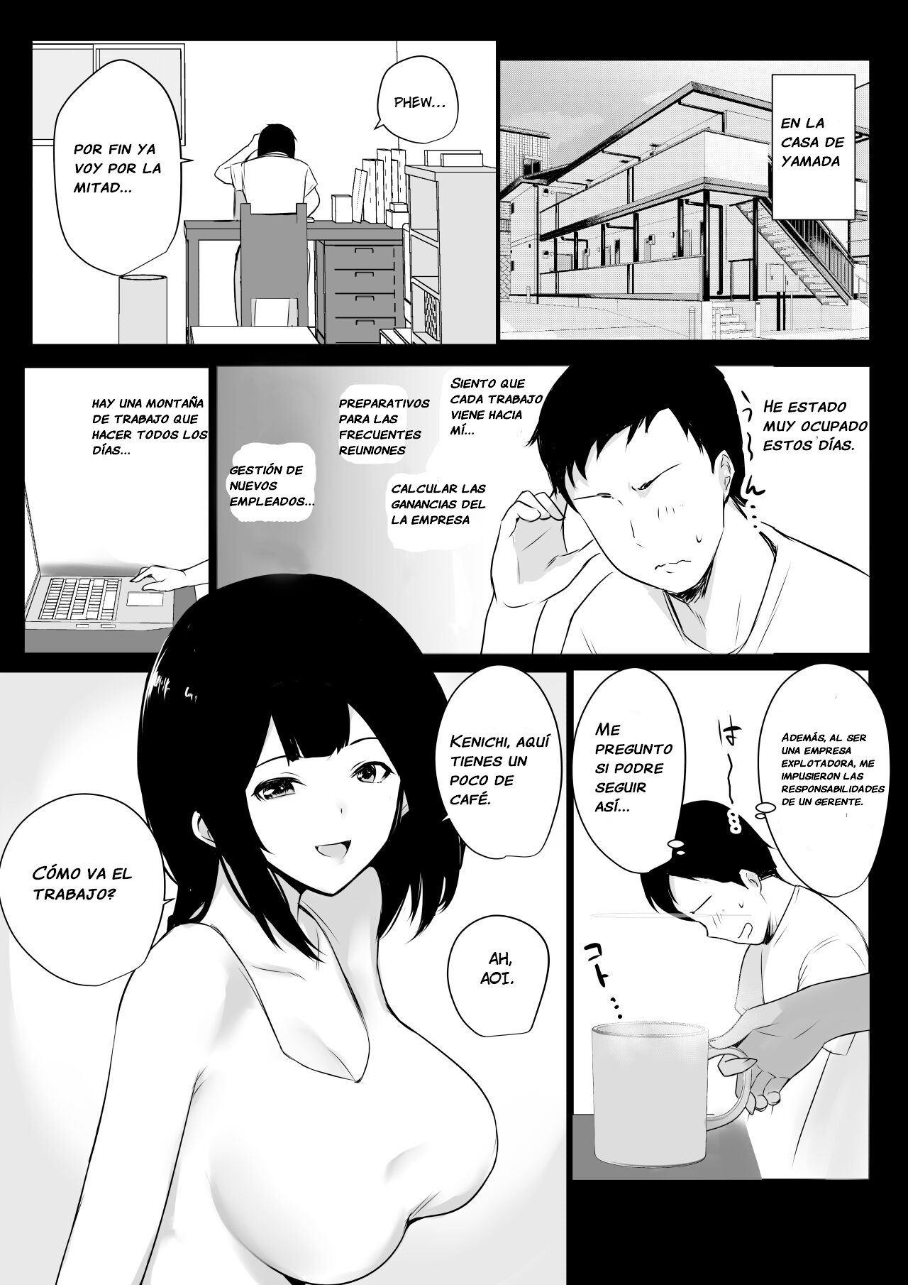 Boku dake ni Amaesasete Kureru Kyonyuu JK Tsuma o Hoka no Otoko ni Dakasete Mita 5 | Vi a una esposa de preparatoria de grandes pechos que solo deja que otro hombre la mime y abrace 5. page 3 full